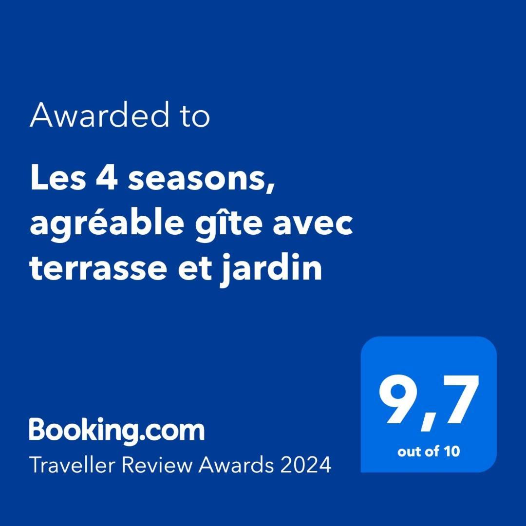 Les 4 seasons, agréable gîte avec terrasse et jardin La Croix Bigot Exterior foto